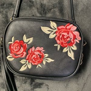 charlotte russe rose camera bag
